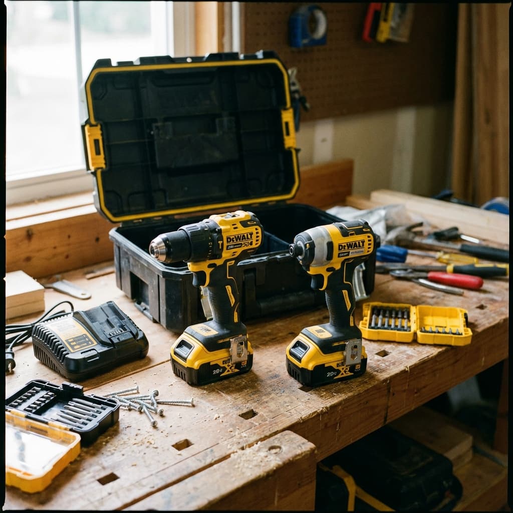 DeWalt 20V MAX XR Brushless Hammer Drill & Driver Kit